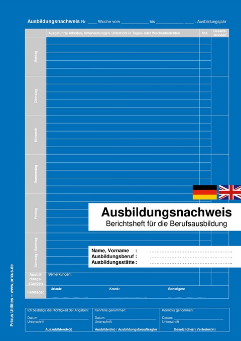 Ausbildungsnachweis - 