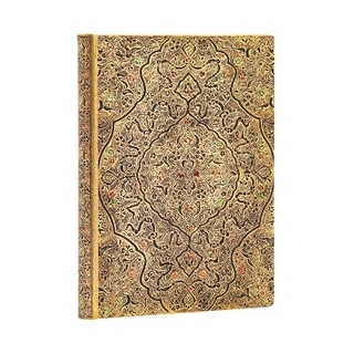 Zahra Midi Unlined Hardcover Journal (Elastic Band Closure)