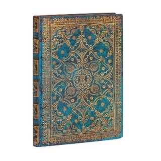 Azure Midi Lined Softcover Flexi Journal