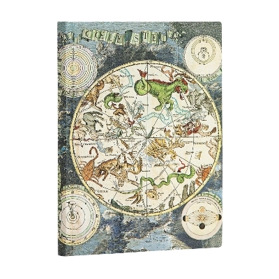 Celestial Planisphere Midi Lined Softcover Flexi Journal -  Paperblanks