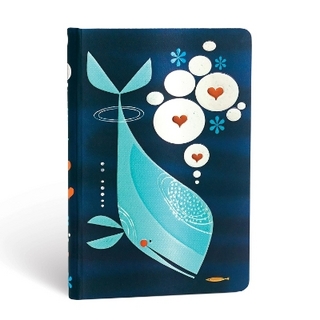 Whale and Friend Mini Lined Hardcover Journal