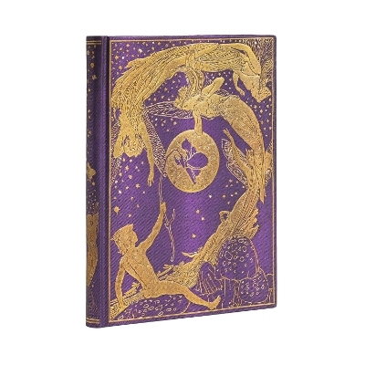 Violet Fairy Midi Lined Hardcover Journal (Elastic Band Closure) -  Paperblanks