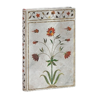Mumtaz (Taj Mahal Flowers) Mini Unlined Hardcover Journal