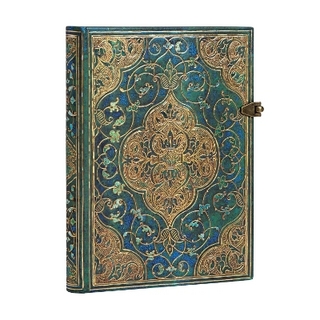 Turquoise Chronicles Midi Lined Hardcover Journal