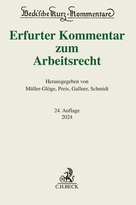 Erfurter Kommentar zum Arbeitsrecht - 