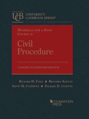 Materials for a Basic Course in Civil Procedure, Concise