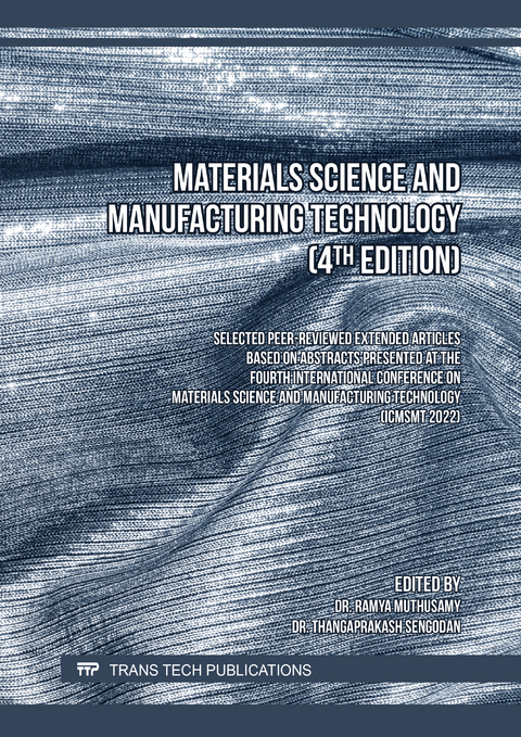 Materials Science and Manufacturing Technology (4th Edition) - 