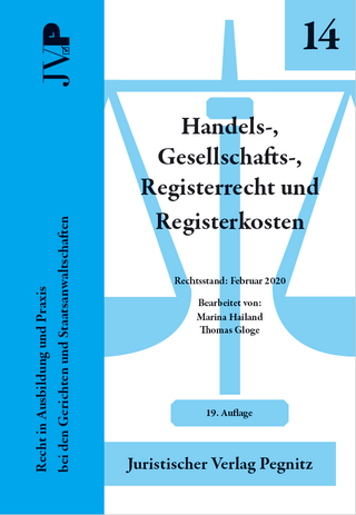 Handels-, Gesellschafts-, Registerrecht und Registerkosten