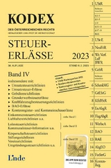 KODEX Steuer-Erl&auml;sse 2023, Band IV - Michael Schilcher