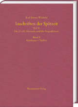 Inschriften der Sp&auml;tzeit - Karl Jansen-Winkeln