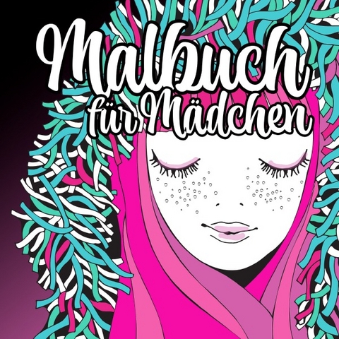 Malbuch f&uuml;r M&auml;dchen Zentangle 2 - Musterst&uuml;ck Grafik
