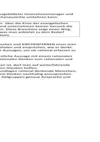 Rationaler Zugang zum emotional christlichen Glauben