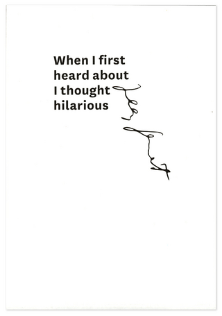 When I first heard about Jean Genet I thought hilarious