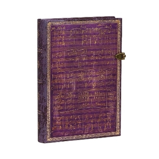 Beethoven’s 250th Birthday (Special Editions) Midi Unlined Hardcover Journal (Clasp Closure)