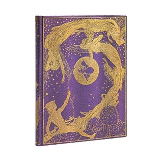 Violet Fairy Ultra Unlined Hardcover Journal (Elastic Band Closure)