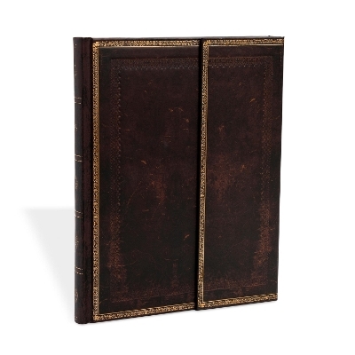 Black Moroccan Ultra Lined Hardcover Journal (Wrap Closure) -  Paperblanks