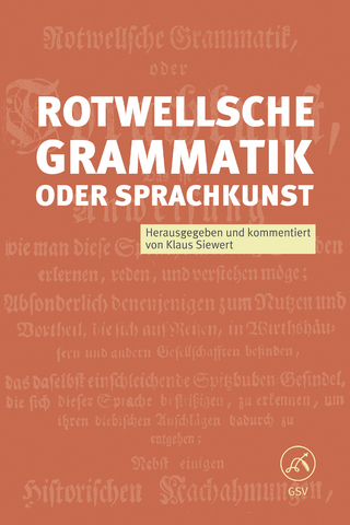 Rotwellsche Grammatik oder Sprachkunst Frankfurt am Mayn 1755