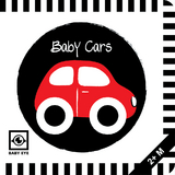 Baby Cars: Kontrastbuch f&uuml;r Babys mit &Ouml;ffnungen &middot; kontrastreiche Bilder angepasst an Babyaugen &middot; Schwarz Wei&szlig; Rot Buch f&uuml;r Neugeborene &middot; Mein erstes Bilderbuch &middot; Montessori Buch - Agnieszka Sawczyn