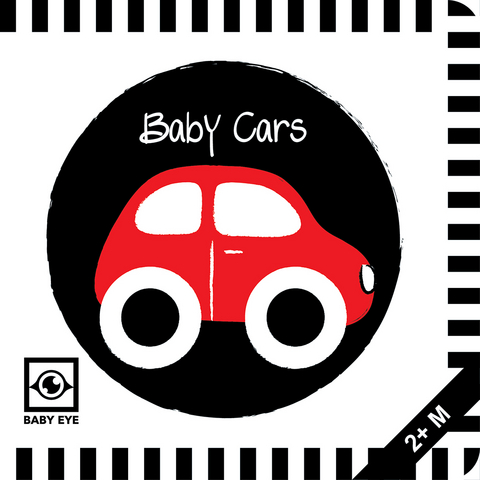 Baby Cars: Kontrastbuch f&uuml;r Babys mit &Ouml;ffnungen &middot; kontrastreiche Bilder angepasst an Babyaugen &middot; Schwarz Wei&szlig; Rot Buch f&uuml;r Neugeborene &middot; Mein erstes Bilderbuch &middot; Montessori Buch - Agnieszka Sawczyn