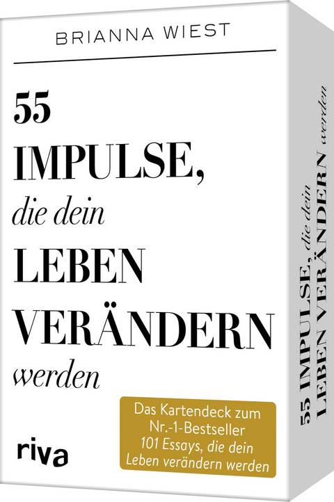 55 Impulse, die dein Leben verändern werden – Das Kartendeck zum Nr.-1-Bestseller 101 Essays, die dein Leben verändern werden - Brianna Wiest