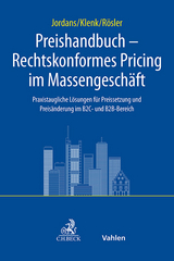 Preishandbuch - Rechtskonformes Pricing im Massengeschäft - 
