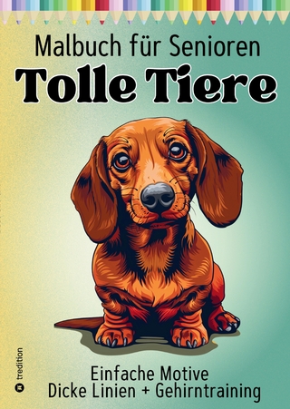 Malbuch für Senioren Tolle Tiere - Einfaches Malbuch
