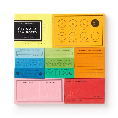 I've Got A Few Notes Tear-off Notepad Set -  Brass Monkey