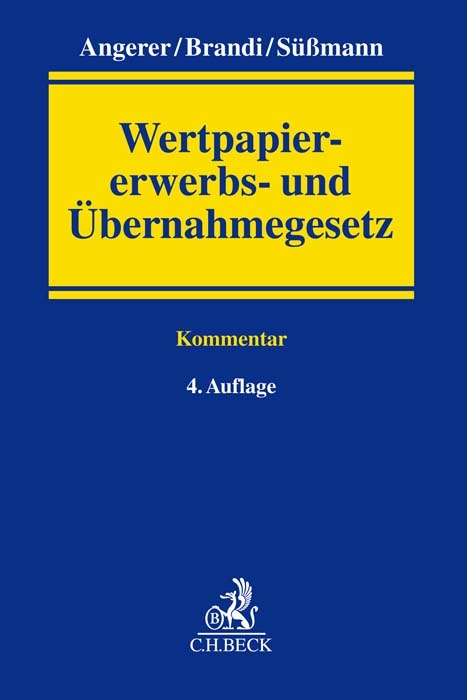 Wertpapiererwerbs- und Übernahmegesetz (WpÜG) - 