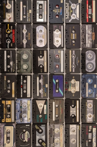 Notizbuch Retro Style Music Tape Oldschool Liniert Notebook Ruled