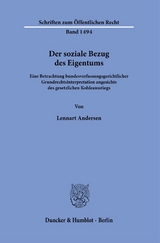 Der soziale Bezug des Eigentums. - Lennart Andersen