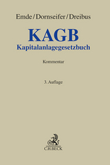 KAGB : Kapitalanlagegesetzbuch - 