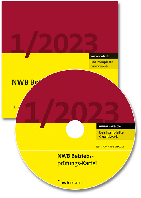 NWB Betriebspr&uuml;fungs-Kartei DVD 1/2023