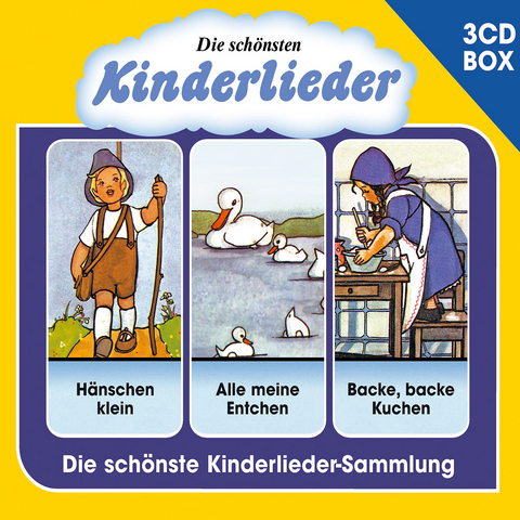 Die sch&ouml;nsten Kinderlieder - 3-CD H&ouml;rspielbox Vol. 1 - 