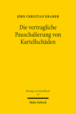 Die vertragliche Pauschalierung von Kartellschäden