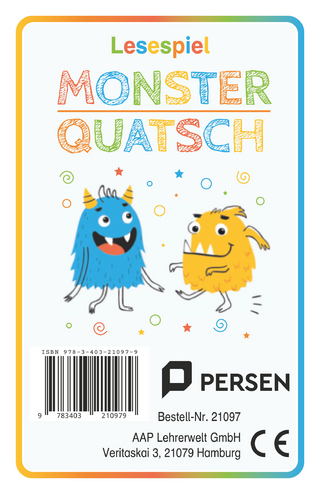 Lesespiel Monster-Quatsch