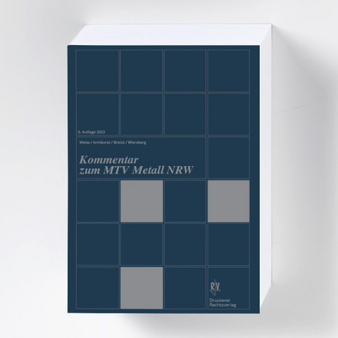 Kommentar zum MTV Metall NRW - Hans Michael Weiss, Thorsten Armborst, Max Breick, Anne Wiersberg