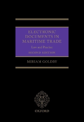 Electronic Documents in Maritime Trade