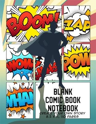 Blank Comic Book Notebook -  The Whodunit Creative Design