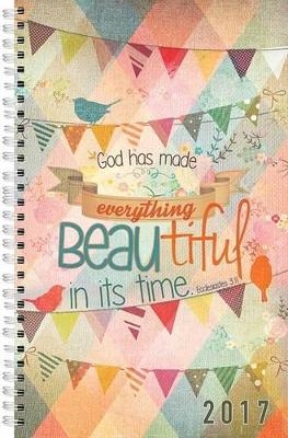 Wirebound Daily Plan'17 Apricot