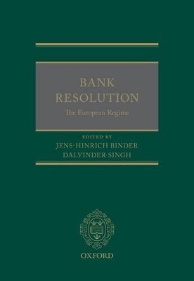 Bank Resolution: The European Regime - 
