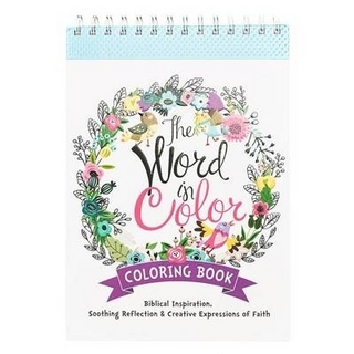 Adult coloring book - The word in color