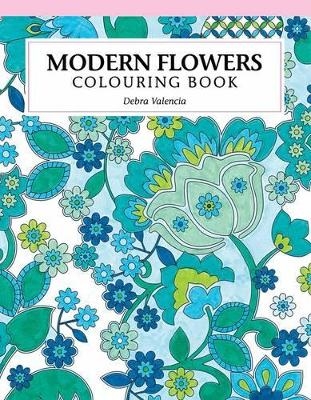 Modern Flowers Colouring Book