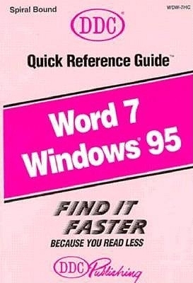 Word 7.0 for Windows 95 Quick Reference Guide