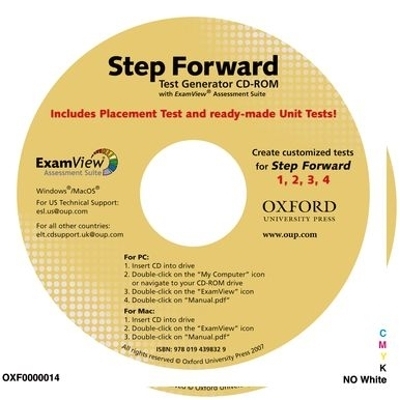 Step Forward: Test Generator CD-ROM with ExamView&reg; Assessment Suite