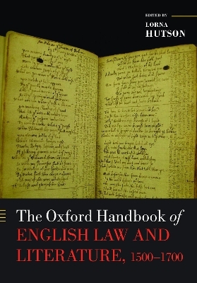 The Oxford Handbook of English Law and Literature, 1500-1700