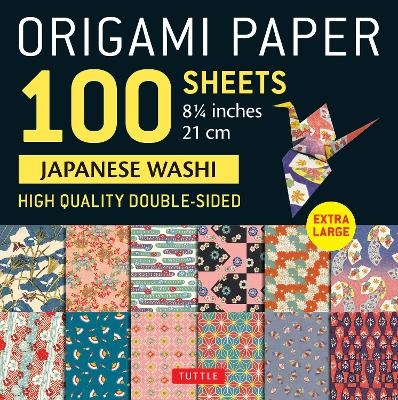 Origami Paper 100 sheets Japanese Washi 8 1/4" (21 cm) - 