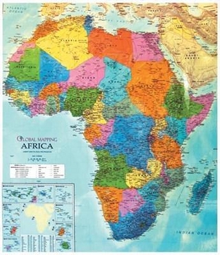 Chart: Maps: Political map of Africa with physical features