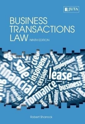 Business transactions law - Robert Sharrock