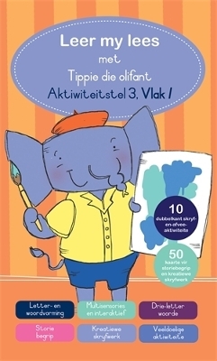 Leer my lees met Tippie die olifant Aktiwiteitstel 3 Vlak 1