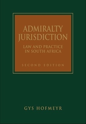 Admiralty jurisdiction - G. Hofmeyr